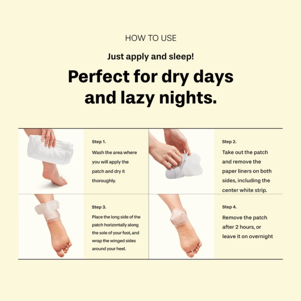 BAREN Shea Butter Sleeping Heel Patch – zo gebruik je hydraterende patches voor droge hielen