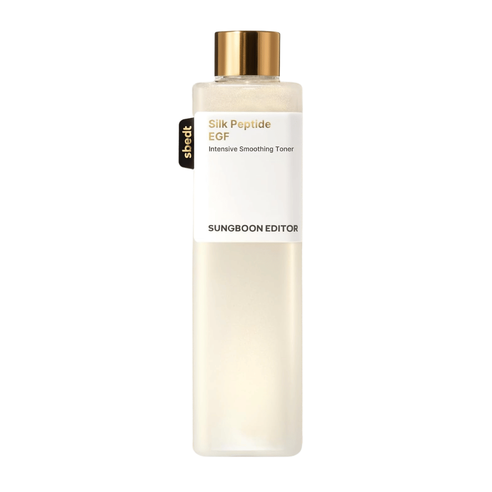 1. SUNGBOON EDITOR Silk Peptide EGF Intensive Smoothing Toner – productafbeelding van toner