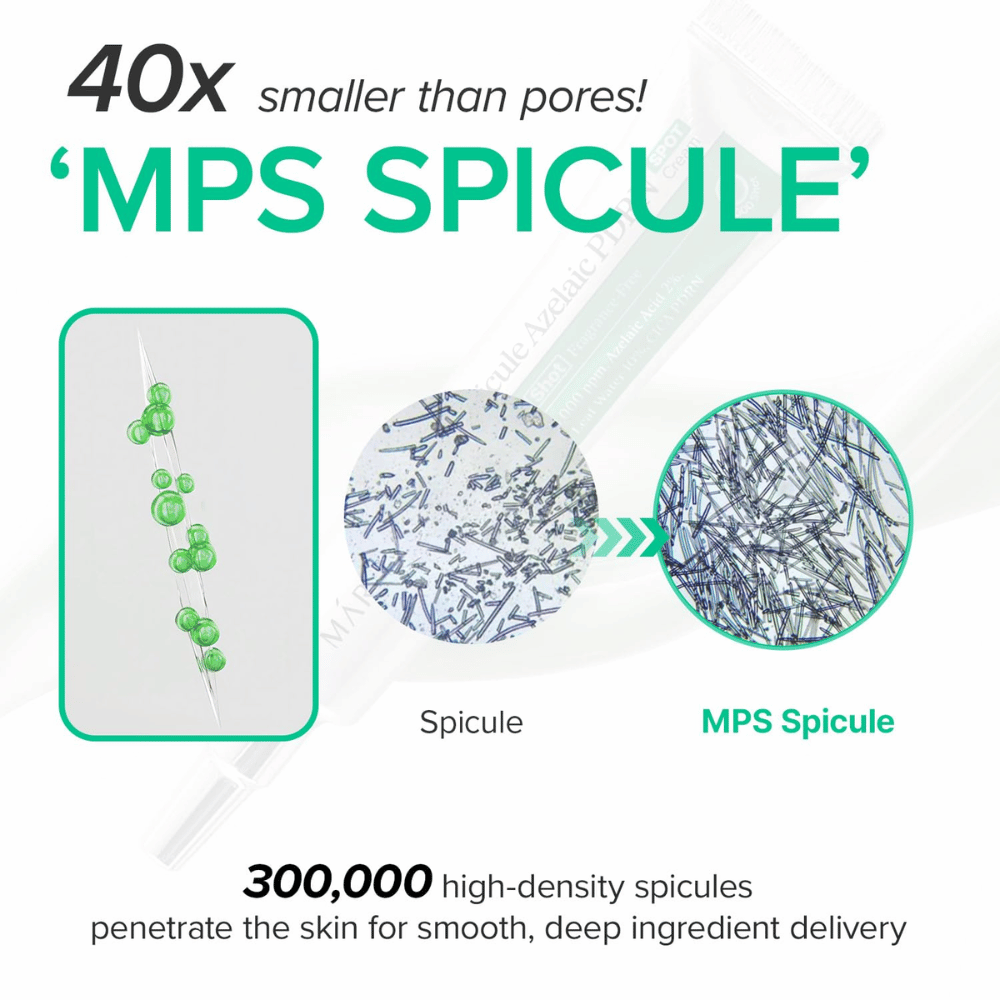 Mary&May Spicule Azelaic PDRN Spot Cream – MPS-spicules voor effectieve applicatie van actieve ingrediënten