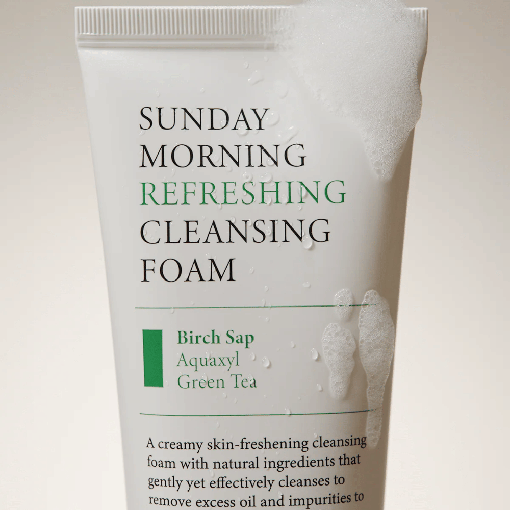 AXIS-Y Sunday Morning Refreshing Cleansing Foam met berkensap, Aquaxyl en groene thee