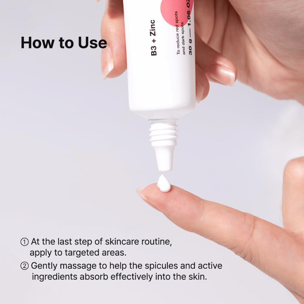 TIA'M AC Fighting Spot RX Cream – aanbrengen op specifieke gebieden in de laatste stap van de huidverzorgingsroutine om puistjes te kalmeren en te behandelen.