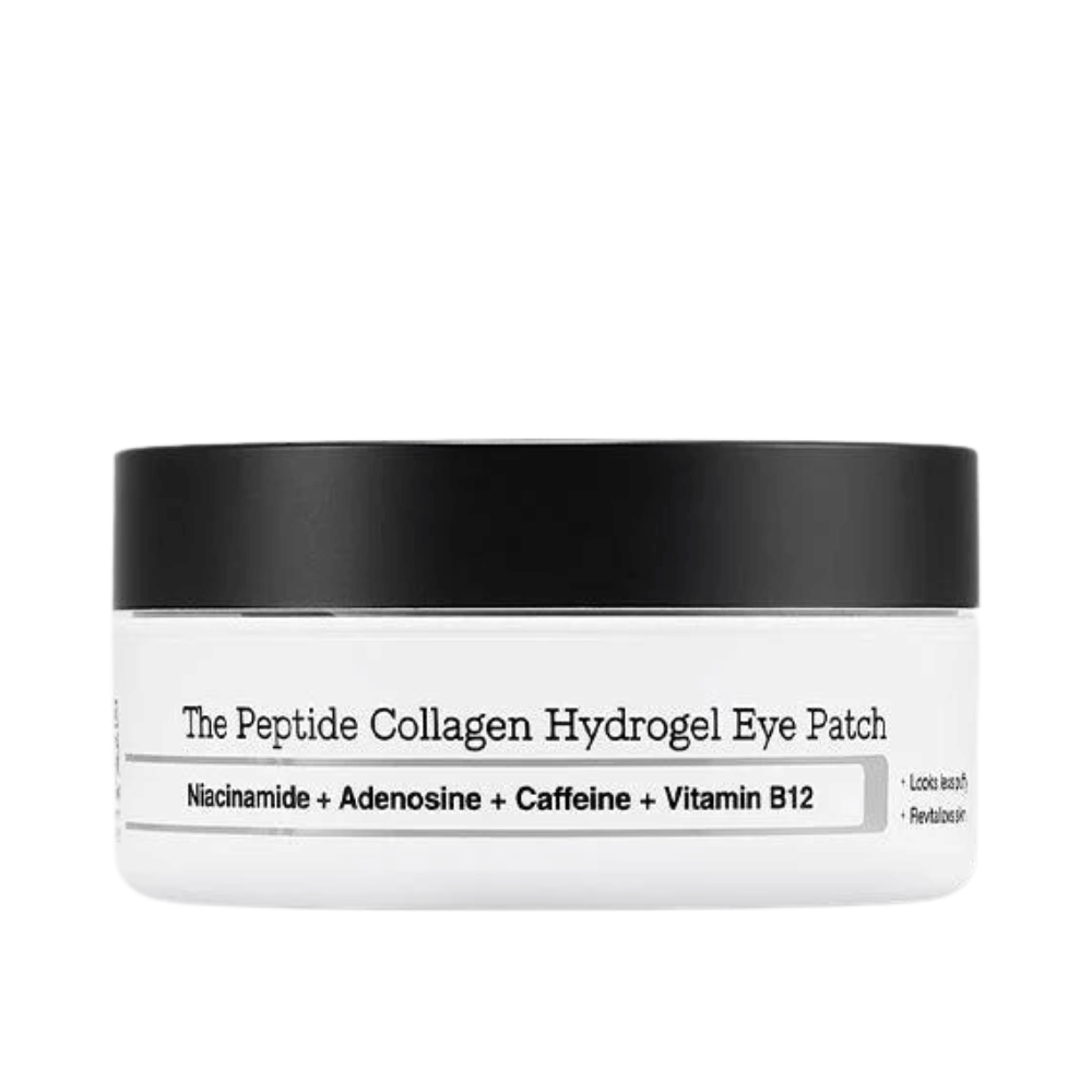 Productafbeelding van COSRX Peptide Collagen Hydrogel Eye Patch – oogmasker met peptiden en vitamine B12 voor glans en stevigheid.
