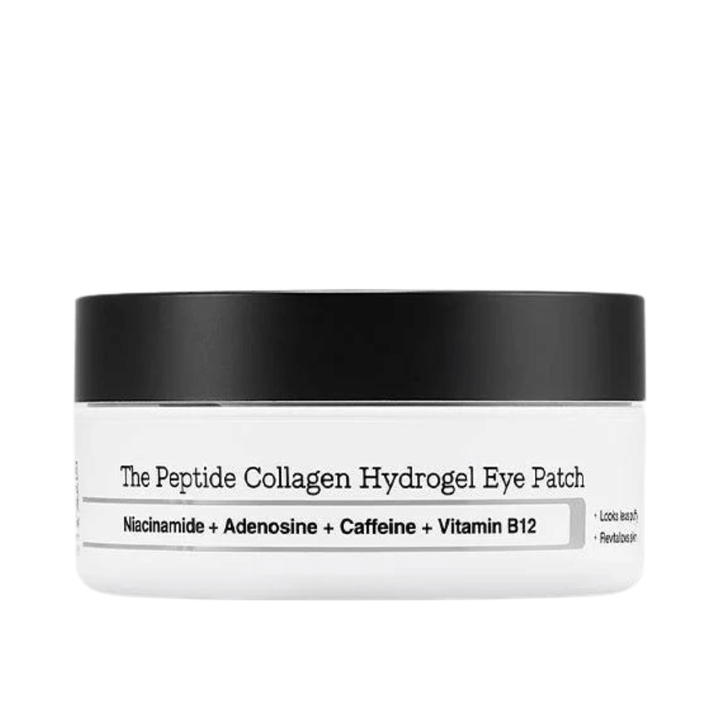 Productafbeelding van COSRX Peptide Collagen Hydrogel Eye Patch – oogmasker met peptiden en vitamine B12 voor glans en stevigheid.