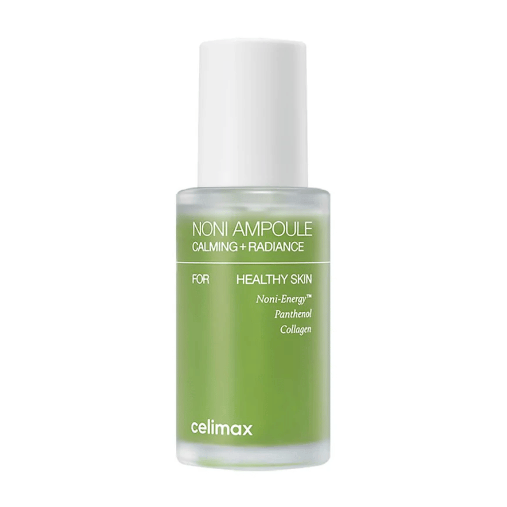Celimax The Real Noni Ampoule is een ampul met een kalmerende en stralende werking voor een gezonde huid. Bevat Noni-Energy™, panthenol en collageen om de huid te hydrateren en de elasticiteit te verbeteren. Perfect voor dagelijks gebruik voor een frisse en stralende teint!