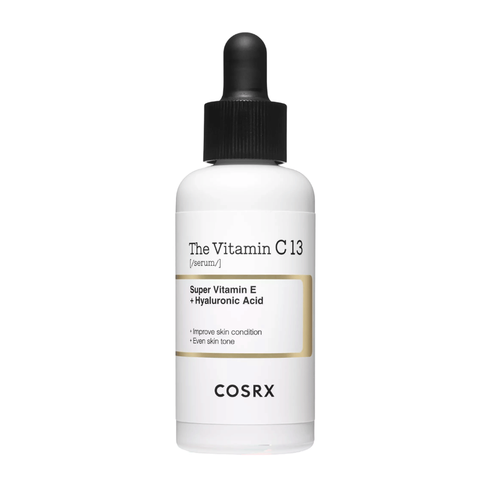 COSRX The Vitamin C 13 Serum 20 ml, Vitamine C-serum met vitamine E en hyaluronzuur voor glans, egale huidtint en verbeterde huidkwaliteit.