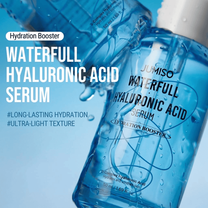 Jumiso Waterfull Hyaluronic Acid Serum – ultralichte Koreaanse vochtserum met langdurige hydratatie en snelle absorptie