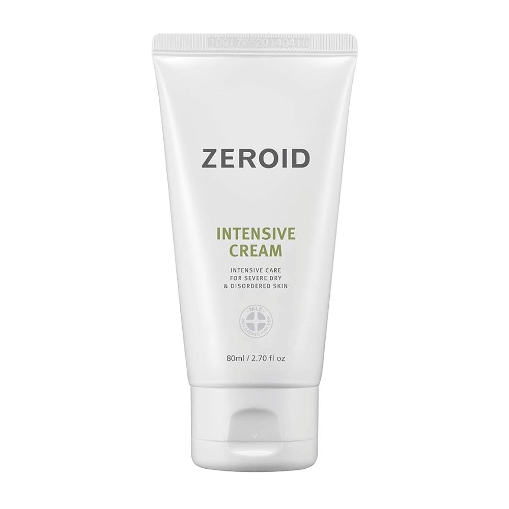 ZEROID Intensive Cream is een intensieve gezichtscrème voor een zeer droge, gevoelige en barrièregeschade huid. Het hydrateert diep, versterkt de beschermende huidbarrière en helpt het gevoel van strakheid en irritatie te verlichten voor langdurig comfort.