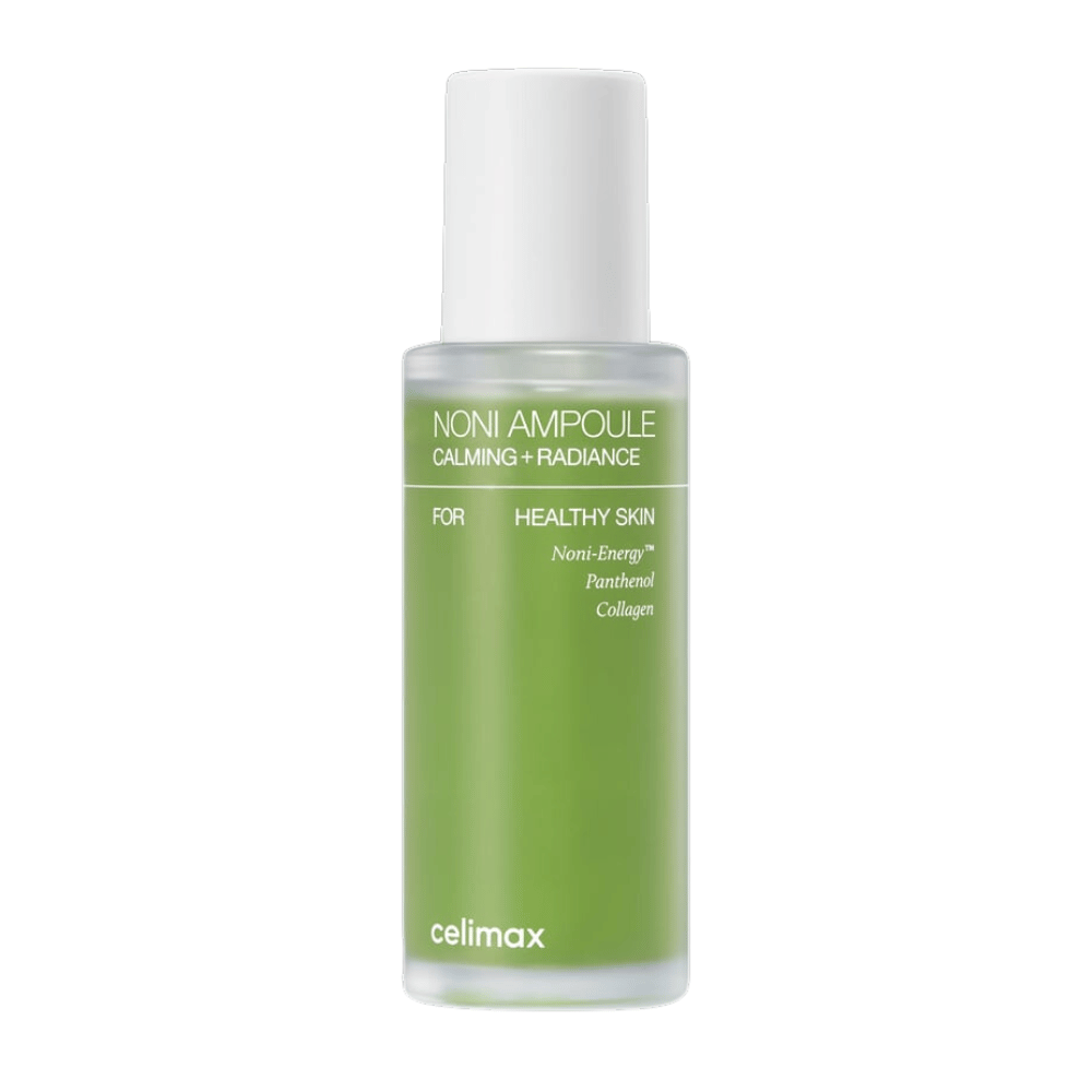 Celimax Noni Energy Ampoule kalmeert en hydrateert de huid met de kracht van noni-extract, panthenol en collageen. Verbetert de elasticiteit van de huid en geeft een natuurlijke glans. Perfect voor de gevoelige en vermoeide huid.