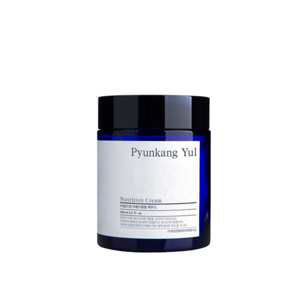 Een pot Pyunkang Yul Nutrition Cream 100ml op witte achtergrond.
