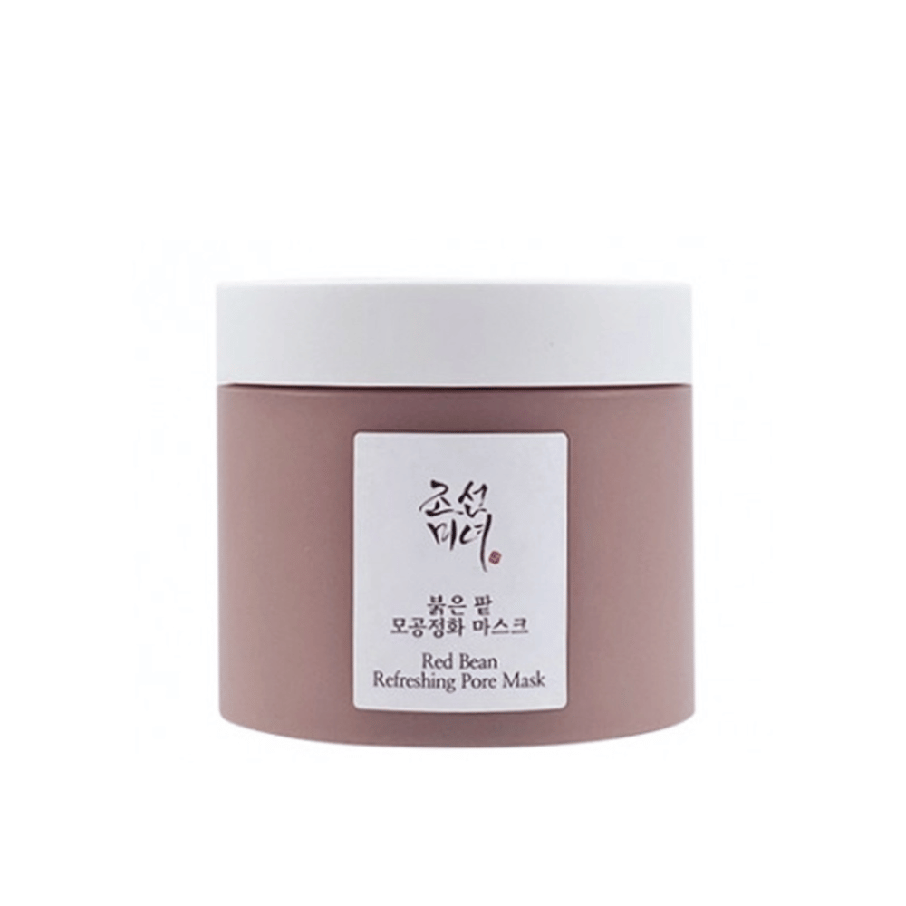 Een pot met Beauty of Joseon Red Bean Refreshing Pore Mask 140ml op witte achtergrond.