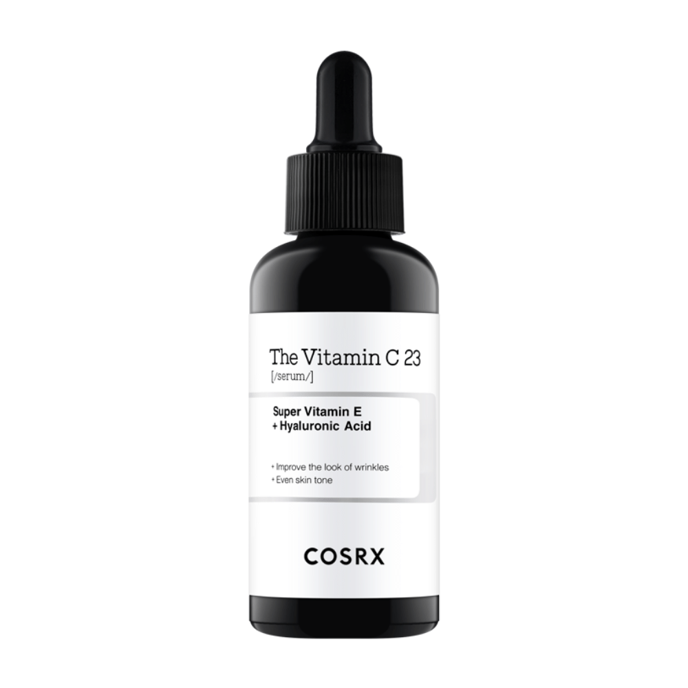 COSRXs The Vitamin C 23 Serum 20g richt zich op hyperpigmentatie.