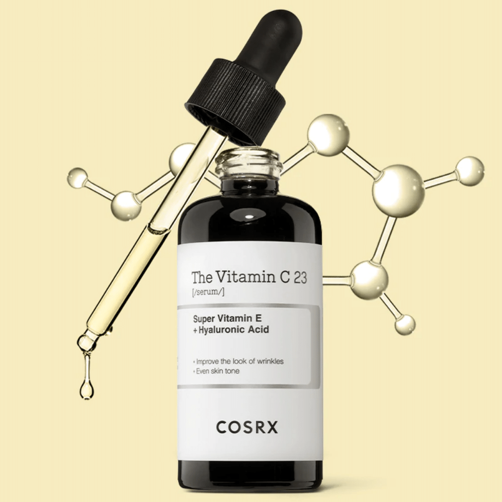 Vitamine C 23 Serum 20g van COSRX helpt bij hyperpigmentatie.