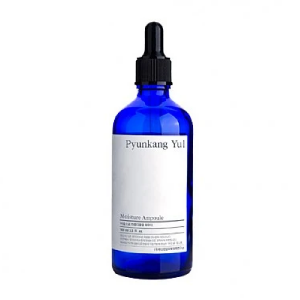 Een fles Pyunkang Yul Moisture Ampoule 100ml voor de gevoelige huid.