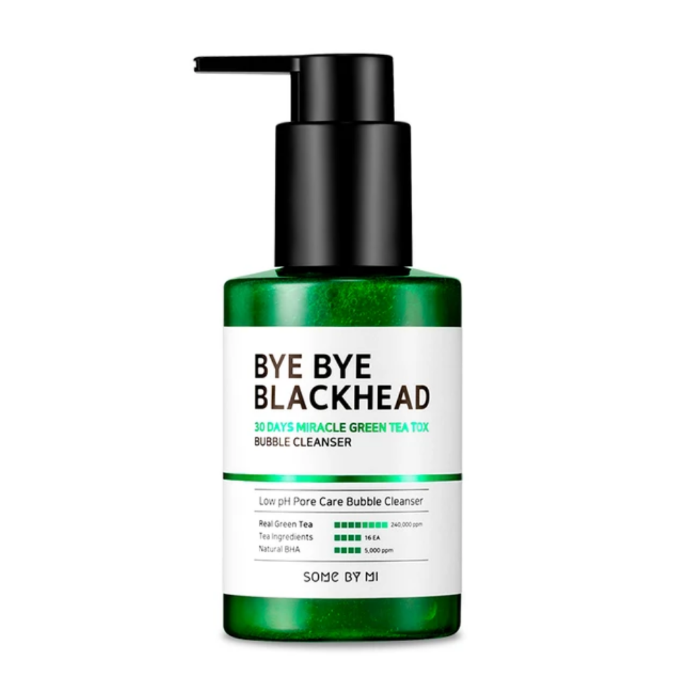 Bye Bye Blackhead 30 Days Miracle Green Tea Tox Bubble Cleanser 120g van SOME BY MI voor huidverzorging.