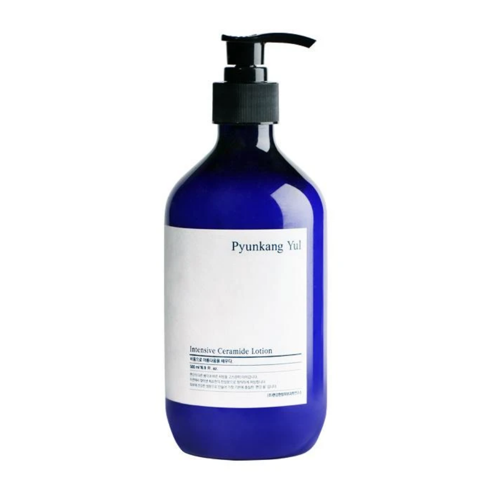 Een fles Pyunkang Yul Intensive Ceramide Lotion 500ml.
