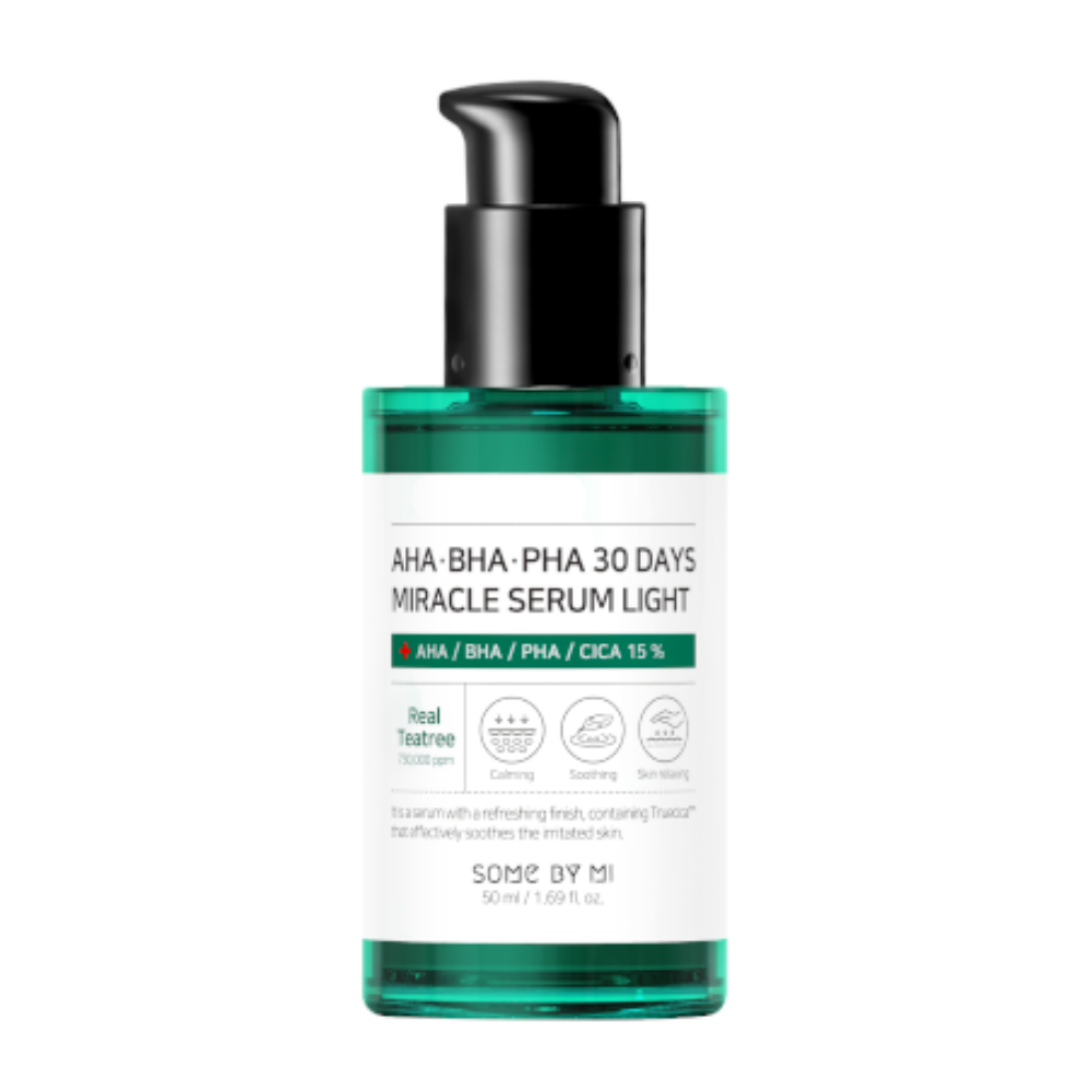 SOME BY MI AHA, BHA, PHA 30 Days Miracle Serum Light 50ml voor acne en pigmentvlekken.