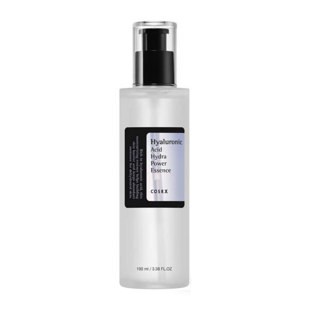 Een COSRX Hyaluronic Acid Hydra Power Essence 100ml met hydraterende effecten.